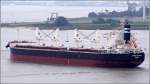 Die 2010 gebaute DORIC VICTORY (IMO 9425887) am 26.07.2011 Weser ...