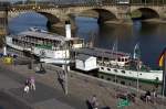 S�chsische Dampfschiffahrt, Personendampfer Dresden ,
gebaut 1926, 01.10.2011 Dresden  ...