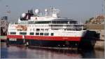 Das 2007 gebaute Expeditionsschiff FRAM (IMO 9370018) liegt am 10.10.2011 ...