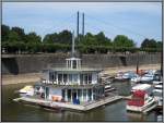 Die Marina beim D�sseldorfer Medienhafen, aufgenommen am 04.06.2011.  ...