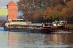  AQUA-VERDE auf dem Dortmund-Ems-Kanal in Datteln 9.11.2011  ...