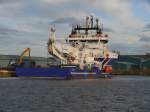 Edinburgh am 19.10.2010, Bibby Sapphire (IMO: 9268150) L�nge 95 m, ...