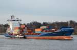 Der Feeder Andromeda J IMO-Nummer:9355422 Flagge:Deutschland L�nge:139.0m Breite:22.0m Baujahr:2006 Bauwerft:Detlef ...