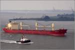 Die 1997 gebaute FEDERAL MAAS (IMO 9118135) am 11.06.2011 Weser ...