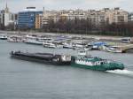 Georgi Izmirliev (aus Bulgaria) f�hrt an Donau in Budapest, bei ...