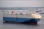 Die 2006 gebaute MARVELOUS ACE (IMO 9293519) am 11.06.2011 Weser ...