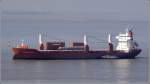 Die 2000 gebaute SCHIPPERSGRACHT (IMO 9197363) am 29.09.2011 Weser aufw�rts ...