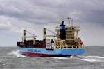 Das Containerschiff MS  Mearsk ...  Martin Groothuis 29.03.2012