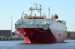 Der Autotransporter Weser Highway ...  Bj�rn-Marco Halmschlag 31.03.2012