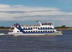 Die Adler Princess passiert L�he Kurs Hamburg, am 25.05.2008  ...