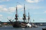 Nachgebautes Segelschiff ...  Gilbert Angermann 16.08.2008