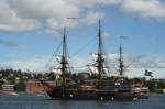 Nachgebautes Segelschiff ...  Gilbert Angermann 16.08.2008