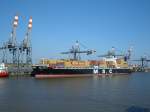 Contianerschiff  MSC ...  G�nther Glauz 03.10.2006