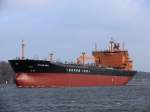 Tankschiffe Hamburg am 22.Dez.08 - GOTLAND SOFIA ist ein d�nischer Tanker, Bj 2007, mit 53.187tdw Tragf�higkeit.  	