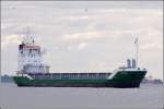 St�ckgut- und Mehrzweckfrachter Die 1997 gebaute VISURGIS (IMO 9155975) am 14.09.2008 Weser abw�rts fahrend. Sie ist 89,90 m lang, 13,60 m breit, hat eine GT von 2853 und kann auch 252 20-Fu�-Container transportieren. Heimathafen ist St. John's auf Antigua and Barbuda.
