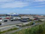  Oscar Wilde von Irishferries beim Entladen in Rosslare, Irland  ...