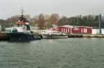 Seenotrettung  Der Seenotrettungskreuzer 'Wilhelm Kaisen' im Fr�hjahr 2007 im F�hrhafen von Sassnitz wo er seit dem 8.Juli 2003 stationiert ist
