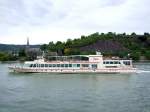Passagierschiffe ASBACH(4033080)ist zur Mittagszeit bei Rhein-KM571 unterwegs; 080903