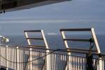 Passagier- und RoRo-Frachtschiffe (F�hren) TT-Line F�hre HUCKLEBERRY FINN am 08.03.2009 nachmittags auf dem Weg von Rostock nach Trelleborg; Ostsee, Kadetrinne; gesehen von Deck 7 der F�hre FINNSTAR