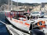 Fahrgastschiffe Dieses Elektroboot mit Namen 'Bateau Bus' ist eine kleine F�hre im Hafen von Monaco. F�r einen Euro kann man damit quer �ber den Hafen fahren und hat eine preiswerte Mini-Hafenrundfahrt. Datum 10.03.2009