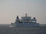 Passagier- und RoRo-Frachtschiffe (F�hren) Die Frisia IV l�uft Norderney am 29.12.08 an.