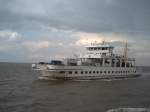 Passagier- und RoRo-Frachtschiffe (F�hren) 11.7.08 Die Frisia I im Einsatz zwischen Norddeich und Norderney.
Das Schiff wurde 1971 auf der Meyer-Werft in Papenburg gebaut.