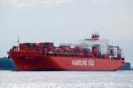 Das Hamburg Sd Containerschiff Rio Bravo kommt am 22.05.11 nach Hamburg IMO-Nummer:9348091 Flagge:Deutschland Lnge:286.0m Breite:40.0m Baujahr:2009 Bauwerft:Daewoo Mangalia Heavy Industries,Mangalia Rumnien aufgenommen in Schulau Wedel.
