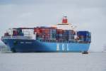 Der Containerriese MOL Promise IMO-Nummer:9236482 Flagge:Panama Lnge:292.0m Breite:40.0m Baujahr:2002 Bauwerft:Koyo,Mihara Japan Stellpltze fr 6350 TEU.