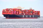 TIHAMA , Containerschiff , IMO 9736107 , Baujahr 2016 , 400 x 58.6 m , 19870 TEU , 30.05.2020 , Cuxhaven