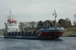 Das Frachtschiff Giftborg (IMO: 9116008) mit Heimathafen Willemstad wurde auf dem NOK bei Rendsburg an der Eisenbahnhochbrcke gesichtet.