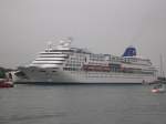 Am 11.08.07 lag die Norwegian Dream am Warnemnder Cruise Center. Leider war des Wetter zur gleichzeitig stattfindenden HANSESAIL beraus bescheiden.