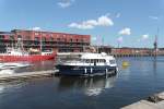 Motorjacht LOUP DE MER, MMSI 244153574, aus den Niederlanden im Lbecker Hansahafen zu Besuch...   Aufgenommen: 8.7.2012