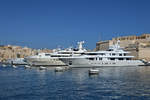 Die Yacht  Plan B  war im Oktober 2017 in Malta zu finden.