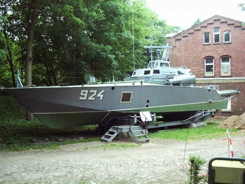 Torpedoschnellboot (KTS-Liebelle) der Volksmarine
ausgestellt im Marinemuseeum Dhnholm-Stralsund