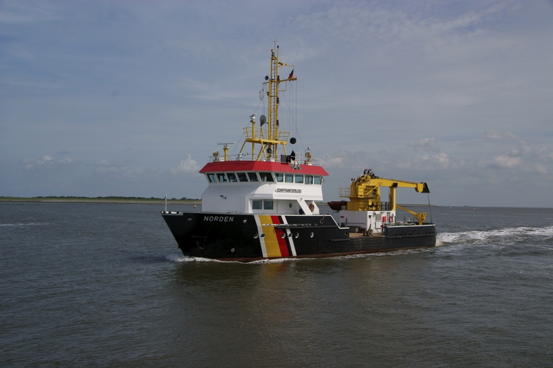 Die Norden (IMO 9157129) ist ein 39 Meter langes Multifunktionsschiff