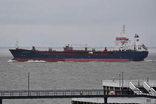 RUBIKON 78 , Tanker , IMO 9312078 , Baujahr 2005 , 144.05 x 23.04 m , Cuxhaven - Alte Liebe , 08.04.2025   