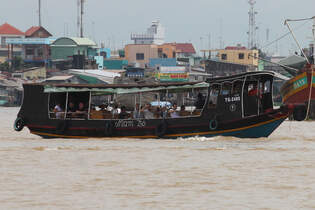 Personenschiff MAM BO (2485) auf dem Mekong in My Tho (Mekong-Delta/Vietnam) am 07.11.2011.