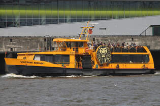 Hadag Hafenfhre WOLFGANG BORCHERT; Eigner/Betreiber: Hadag; Aufnahmeort: Elbe/Hafen Hamburg, Deutschland; Datum: 03.06.2o25; Info: (ENI 05114630) 2006 nach Umbau bei SBB, Ootkaten, La 28,0