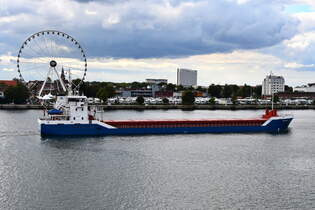 GOTLAND , General Cargo Schiff , IMO 9411824 , 88 x 12 m , Baujahr 2012 , 11.09.2025 , Rostock-Warnemnde , 