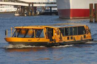 Hadag Hafenfhre NALA; Eigner/Betreiber: Hadag; Aufnahmeort: Elbe/Hafen Hamburg, Deutschland; Datum: 08.08.2025; Info: (H 6004) Das Bild zeigt die NALA vor den St.Pauli Landungsbrcken.