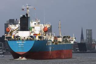 Tankschiff ORCHID SYLT; Aufnahmeort: Elbe/Hafen Hamburg, Deutschland; Datum: 80.08.2025; Info: (IMO 9367413) 