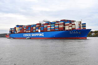 CSCL JUPITER , Containerschiff , IMO 9467263 , Baujahr 2011 , 366 x 52m , 14674 ZEU , Hamburg - Rschpark , 20.10.2025