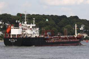 Tankschiff STOLT OSPREY (IMO 9147461 ); Eigner/Betreiber: Stolt; Datum: 09.08.2025; Aufnahmeort: Elbe/Hafen Hamburg, Deutschland.