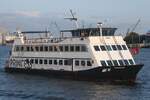Fahrgastschiff PRINCESS; Eigner/Betreiber: Reederei Kapitän Prüsse; Aufnahmeort: Elbe/Hafen Hamburg, Deutschland; Datum: 28.07.2025; Info: (IMO 8876302) Ex-Namen: Stad Zierikzee (1989–1995),  Adler Princess (1995–2017),  508 BRT ...
