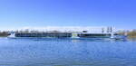 KFGS Alisia, rheinabwrts nach Breisach, Mrz 2025
