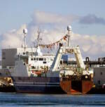 Das 56m lange Fangschiff HELGA MARIA RE3 (IMO 8709793) am 31.05.2025 im Stadthafen von Reykjavik.