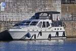 JACHT CHAMAM, lag an der Kaimauer fr boote im Hafen von Maastricht.