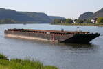 GSL WAIBEL 16, ENI 04605270, liegt am 30.04.2025 auf dem Rhein bei Andernach.