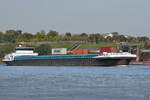 Ende September 2025 war auf dem Rhein bei Duisburg das Gtermotorschiff FRONTERA (ENI: 02326570) unterwegs.