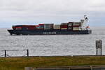 GERDA , Feederschiff , IMO 9432232 , 1421 TEU , 168.11 x 27.05 m , Baujahr 2009 , 08.04.2025 , Cuxhaven - Alte Liebe , 